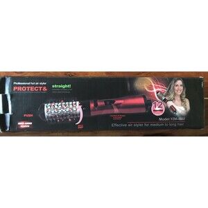 Hot Air Brush Styler Straightener Professional‎ Model YZM-8012 (900-1200 Watts)